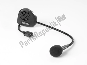 Unknown 72011 fone de ouvido bluetooth shad, x0bc01, alto-falante, microfone, comunicação - Lado inferior