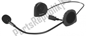 Shad 72012 shad bluetooth headset, x0bc02, speaker, microfoon, communicatie - Onderkant