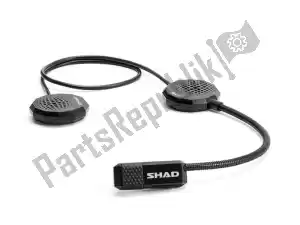 Shad 72013 shad bluetooth headset, x0uc03, microfoon, communicatie - Onderkant