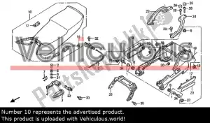 honda 77200MAJG00ZA seat - Upper part