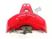 80610141AA, Ducati, Alça de mão dupla para passageiro, vermelha, alumínio Ducati Supersport S 900 620 750 SS i.e Carenata Sport Nuda, Usava