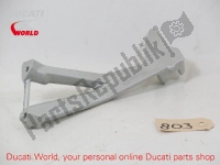 82411241A, Ducati, Foot peg holder plate, Used