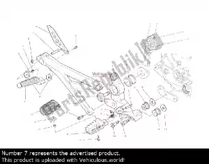 ducati 82411631a wspornik podnó?ka - środek