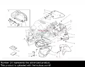 ducati 82713001a aluminium plaat - Linkerkant