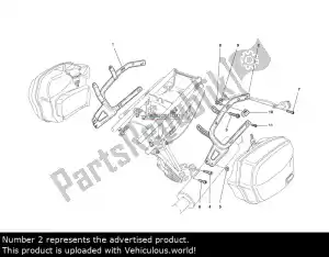 ducati 82912051a koffer beugel set - afbeelding 11 van 11