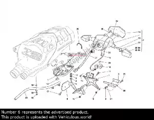 ducati 83012632A support - Côté gauche