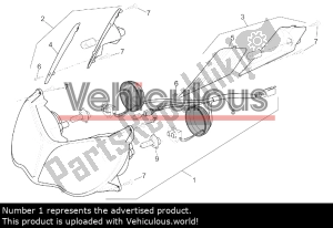 aprilia 852367                           headlight - Plain view