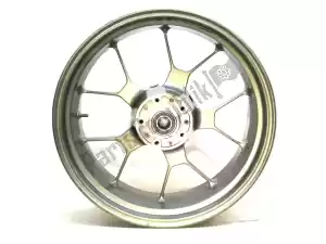 aprilia 854792 rear wheel, aluminium, 17 inch, 6, 10 spokes - Bottom side