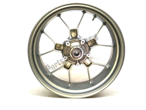 aprilia 854792 rear wheel, aluminium, 17 inch, 6, 10 spokes - Upper side