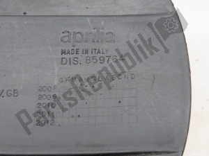 aprilia 859764 b?otnik tylny, czarny - Górna strona