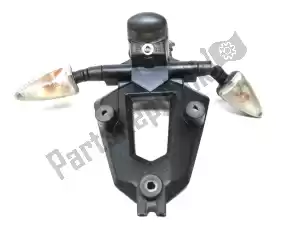 Aprilia 860403 support de plaque d'immatriculation, noir - La partie au fond