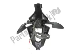 Aprilia 860403 support de plaque d'immatriculation, noir - Côté gauche