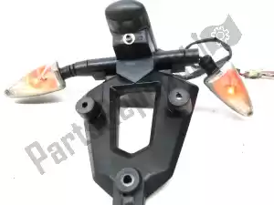 Aprilia 860403 support de plaque d'immatriculation, noir - Côté droit