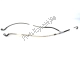 Brake line, front brake complete Aprilia 893737