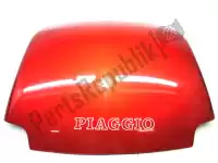 9281945, Piaggio, tampa do porta-malas, vermelha Piaggio Hexagon 150 125, Usava