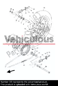 yamaha 94568B211000 cadena - Lado derecho