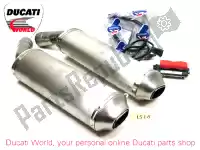96115807B, Ducati, Silenciador de escape Ducati 1098 1198 R S, Nuevo