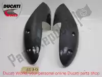 969A06110B, Ducati, Heat shield, exhaust Ducati Monster 696 1100 Anniversary Evo S Diesel, New