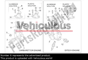 Piaggio Group AP2BAA000643 thermostat - Middle