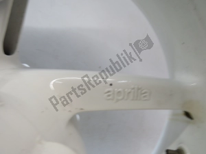 aprilia AP8108676 achterwiel, wit, 17, 6.00, 5 - Linkerkant