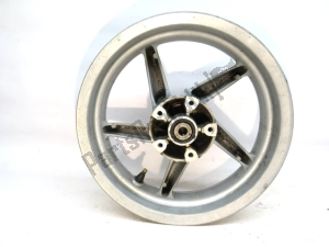 aprilia AP8108951 frontwheel, gray, 12 inch, 3 j, 5 spokes - Upper side