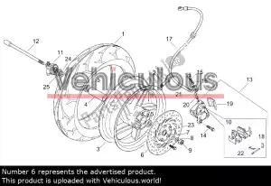 aprilia AP8113541 disco freno d220 - Lato sinistro