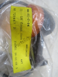 aprilia AP8124135 lh front turn indicator - Left side