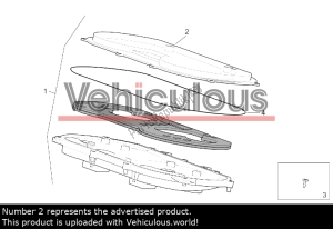 aprilia AP8127324 protezione trasparente - Parte inferiore