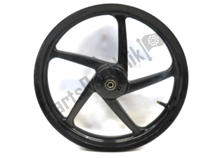 aprilia AP8128119 roda dianteira, preta, 17, 2,50, 5 - Lado inferior