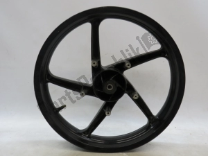 aprilia AP8128119 roda dianteira, preta, 17, 2,50, 5 - Lado superior