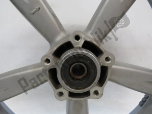 aprilia AP8128129 roue avant, gris, 16, 3,00, 5 - Face supérieure