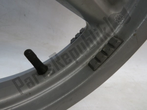 aprilia AP8128129 frontwheel, gray, 16, 3.00, 5 - Left side