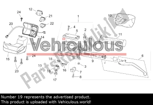 aprilia AP8133533 tubo freno posteriore - Lato destro