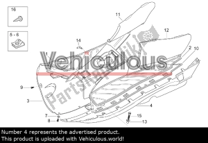 aprilia AP8138621 underpanel - Upper part