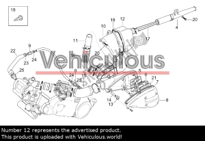 aprilia AP8138684 base de la carcasa del filtro - Parte inferior