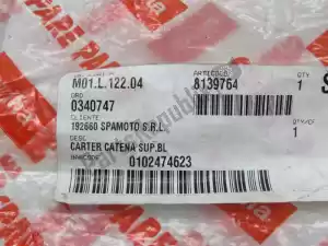 aprilia AP8139764 protettore a catena - Parte superiore