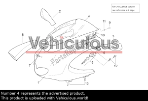 aprilia AP8148663 windshield - image 10 of 10