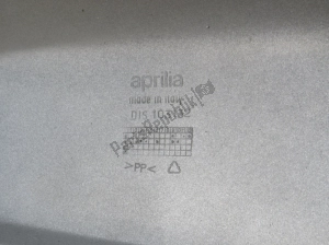 aprilia AP8158546 cabina de popa, gris - Vista plana