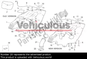 Aprilia AP8158792 saddle compartment. black - Upper side