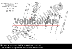 aprilia AP8163117 voorvork - afbeelding 11 van 22