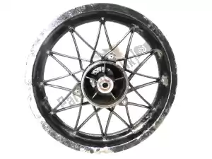 Aprilia AP8208187 rear wheel, black, 16 inch, 3.00 y, 24 spokes - Right side