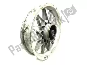 Aprilia AP8208187 rear wheel, gray, 16 inch, 3.00 y, 24 spokes - Bottom side