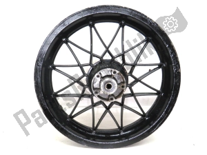 aprilia AP8208187 rear rim, black, 16 inch, 3.00 y, 24 spokes - Left side