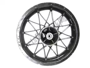 Aprilia AP8208187 achtervelg,      zwart, 16 inch, 3.00 j, 24 spaken - Rechterkant