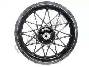 Aprilia AP8208187 rear wheel, black, 16 inch, 3.00 y, 24 spokes - Right side