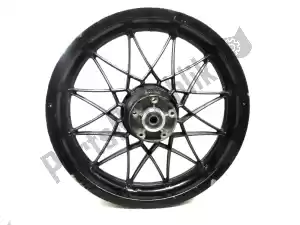 Aprilia AP8208187 rear wheel, black, 16 inch, 3.00 y, 24 spokes - Lower part