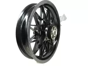 Aprilia AP8208187 rear wheel, black, 16 inch, 3.00y, 24 spokes - Upper part