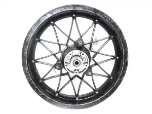 Aprilia AP8208187 rear wheel, black, 16 inch, 3.00y, 24 spokes - Middle