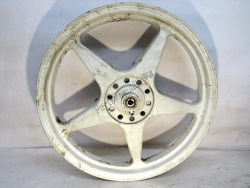 Aprilia AP8208236, Frontwheel, white, 16 inch, 2.15, 5 spokes, OEM: Aprilia AP8208236