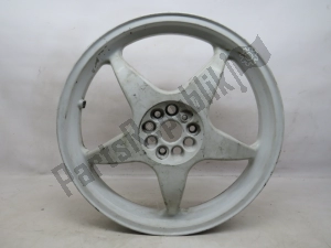aprilia AP8208236 frontwheel, white, 17 inch, 2.75 y, 5 spokes - Middle